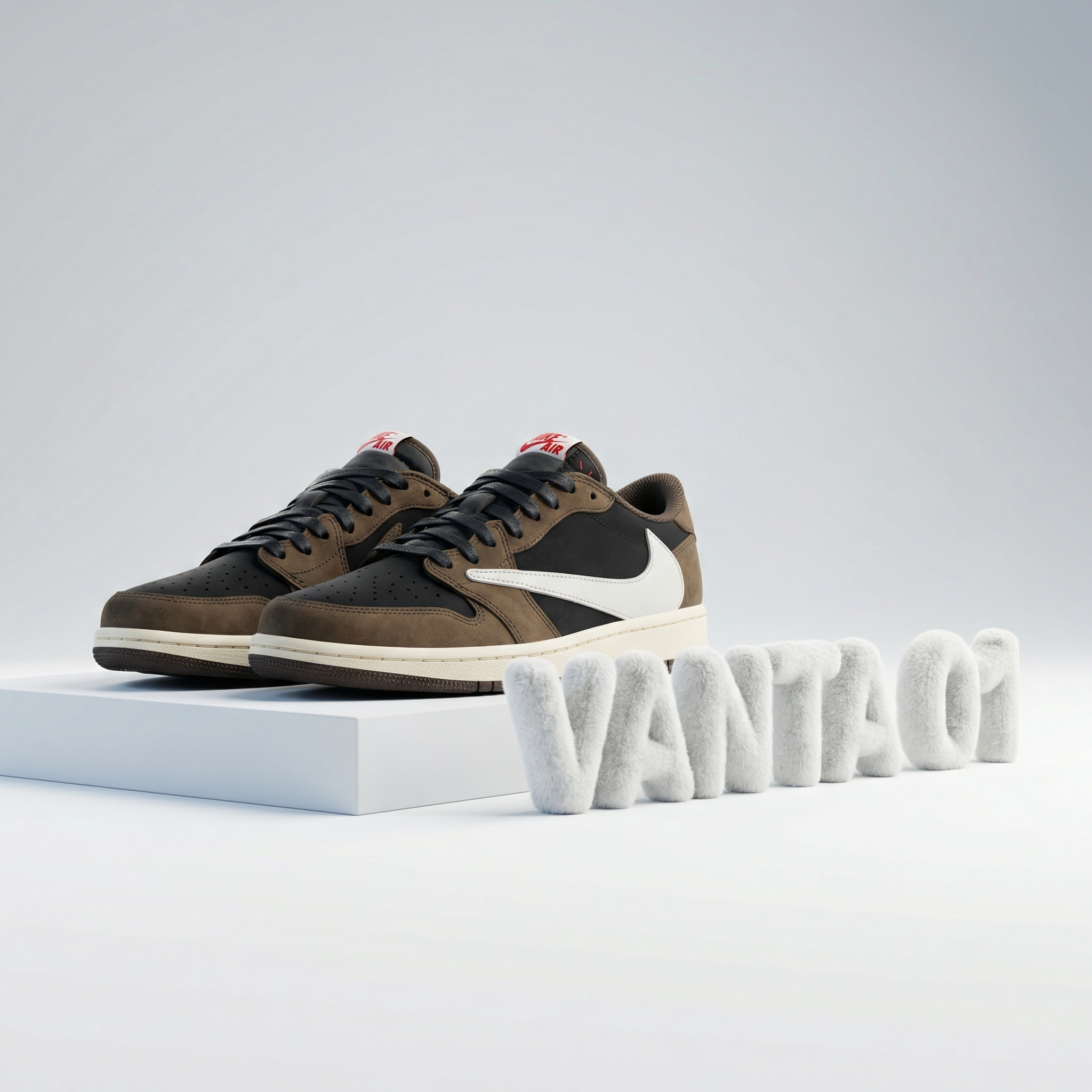 Little Kids' Travis Scott x Air Jordan 1 Low 'Mocha'