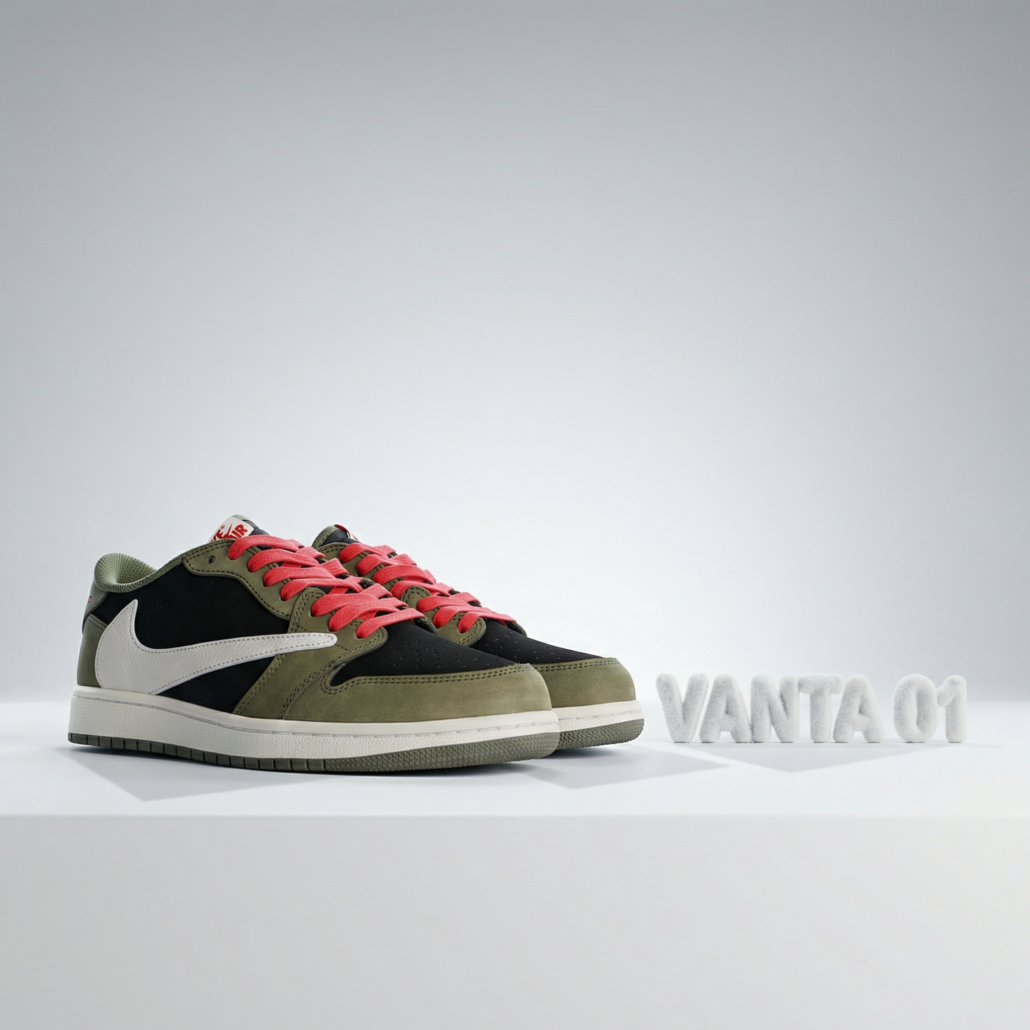 Travis Scott x Air Jordan 1 Low Dark Green