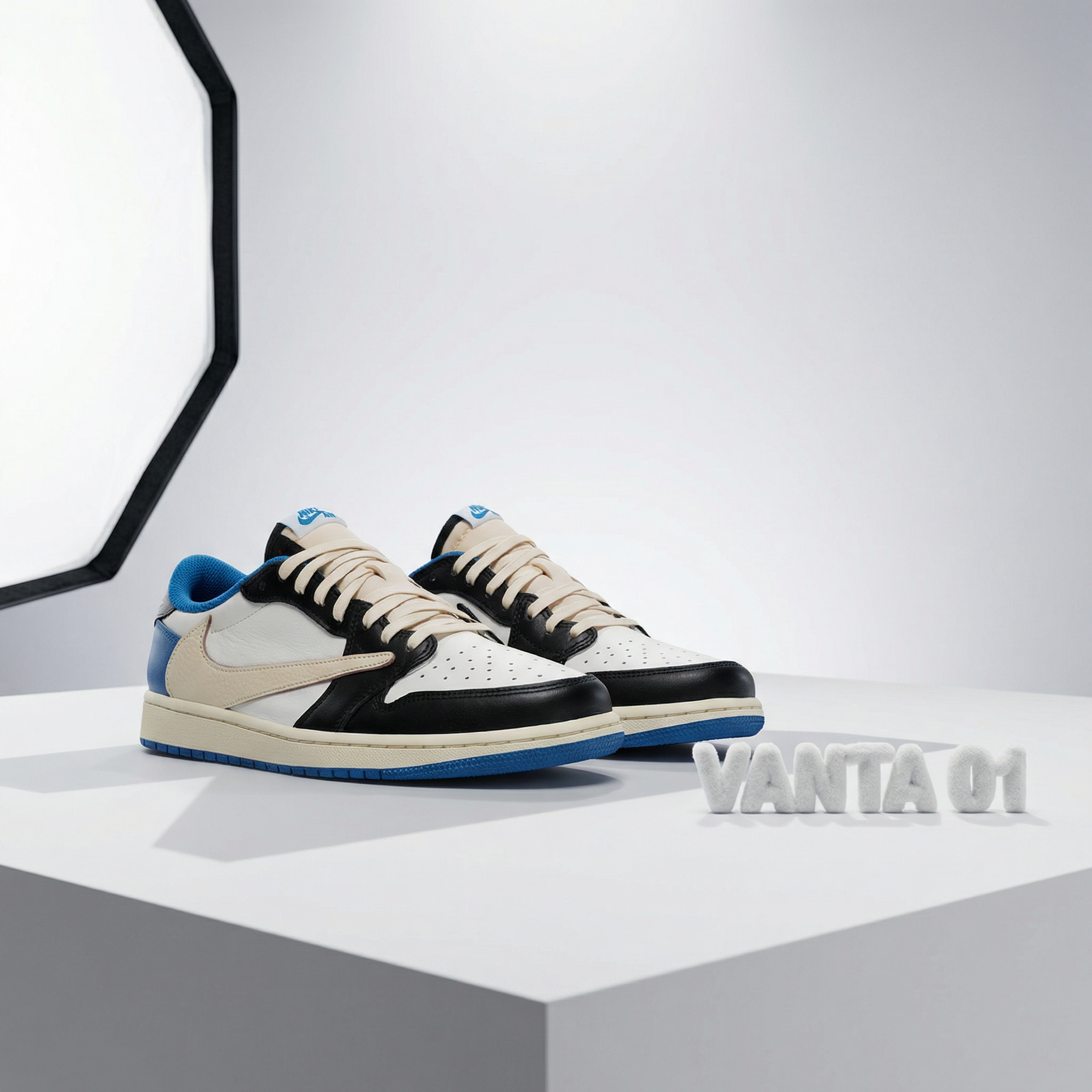 FRAGMENT DESIGN X TRAVIS SCOTT X AIR JORDAN 1 RETRO LOW - Image 2
