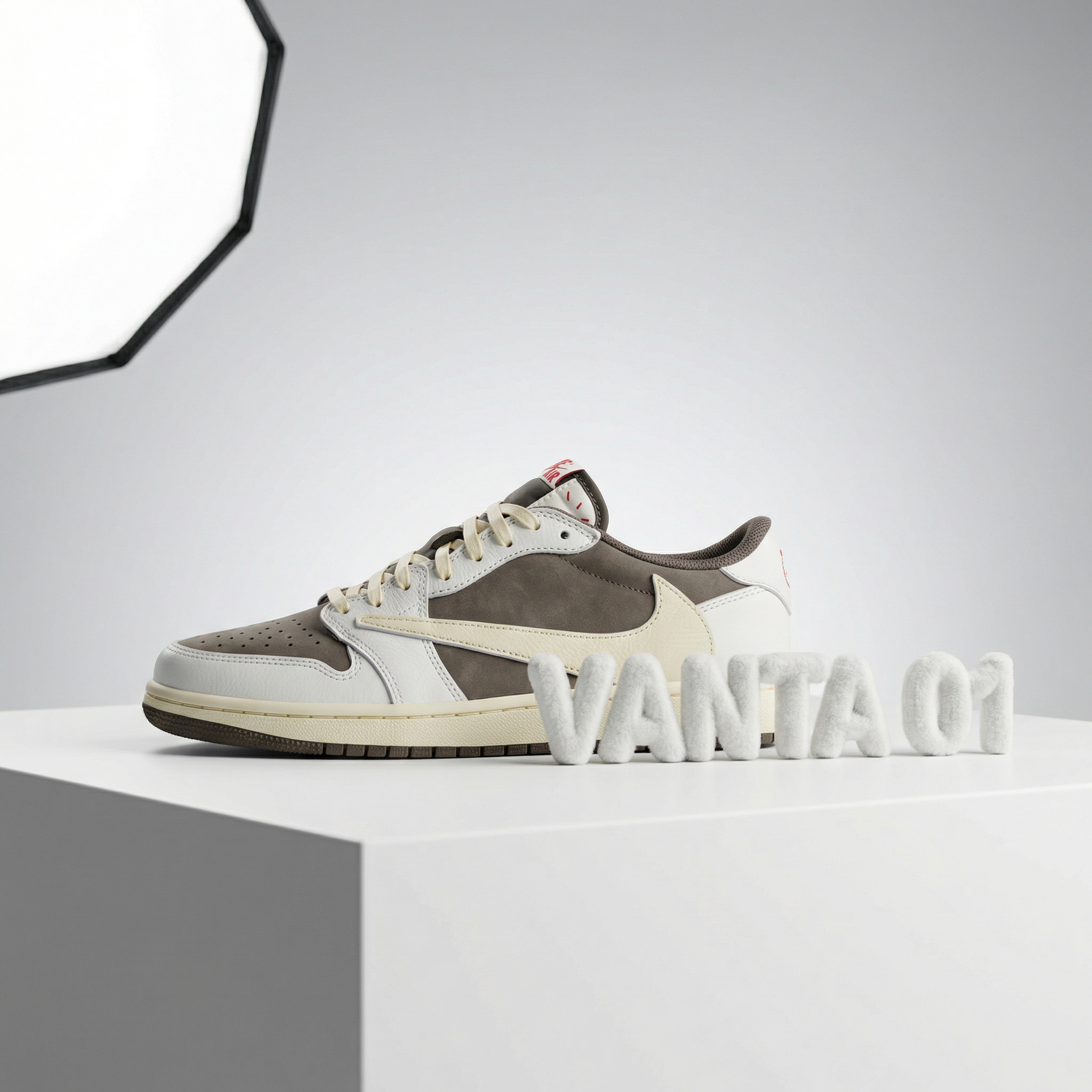 Little Kids' Travis Scott x Air Jordan 1 Retro Low 'Reverse Mocha'