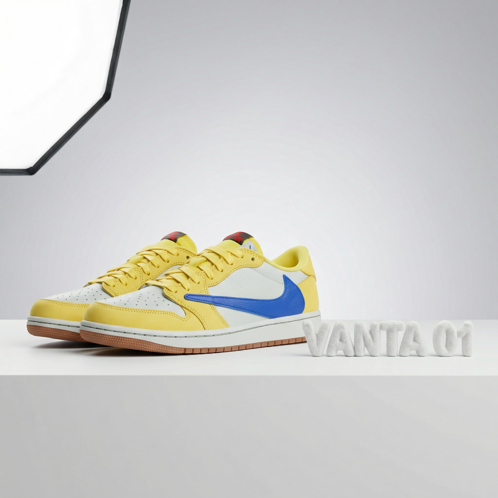 Little Kids' Travis Scott x Air Jordan 1 Retro Low 'Canary'