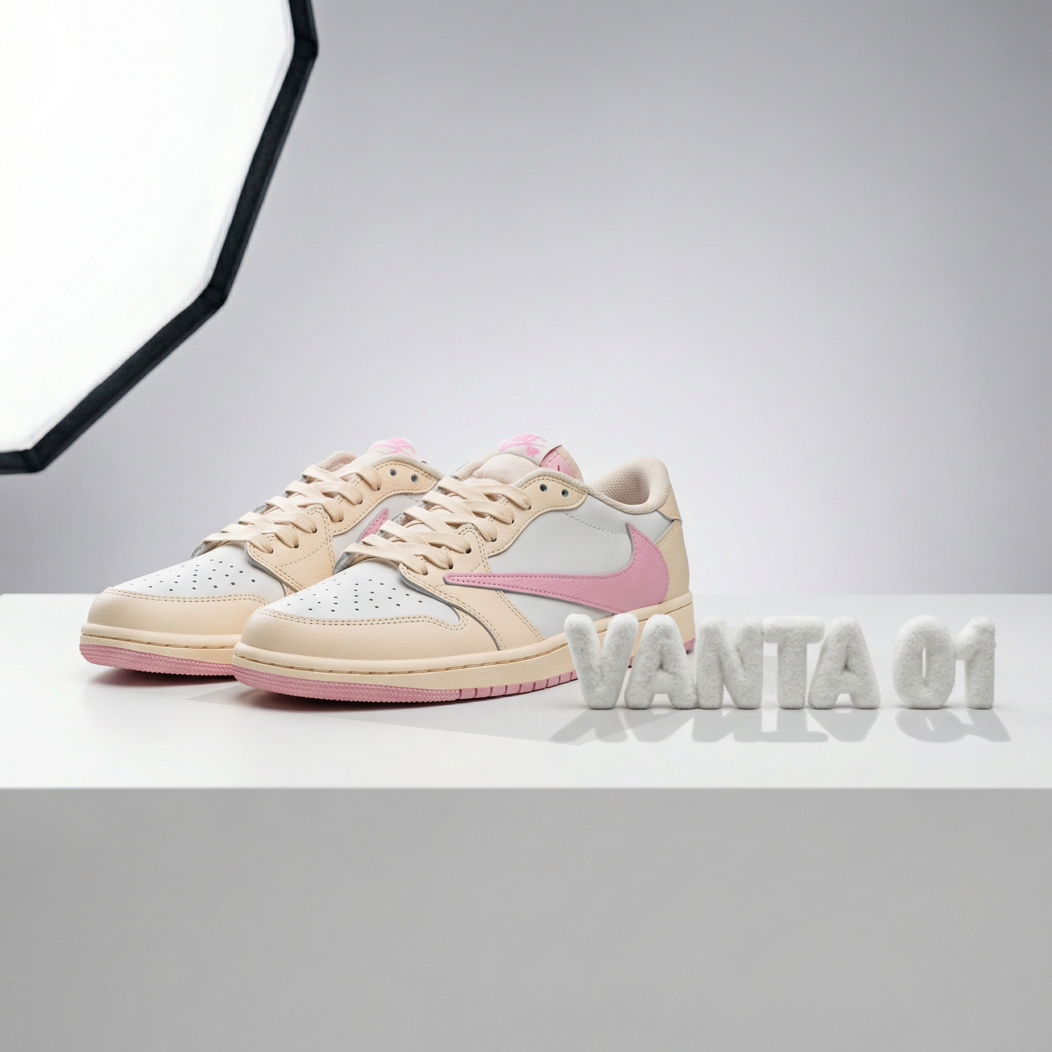 Travis Scott x Nike Air Jordan 1 Retro Low OG "Shy Pink"